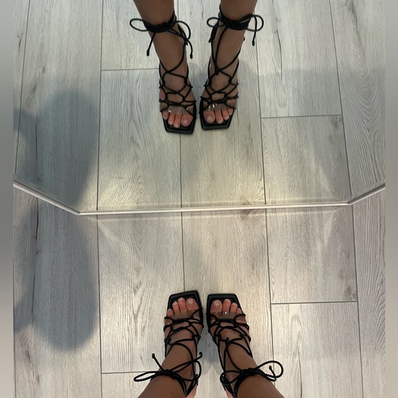 NWT Aldo Truelove Tie Up Heels - Picture 3 of 16